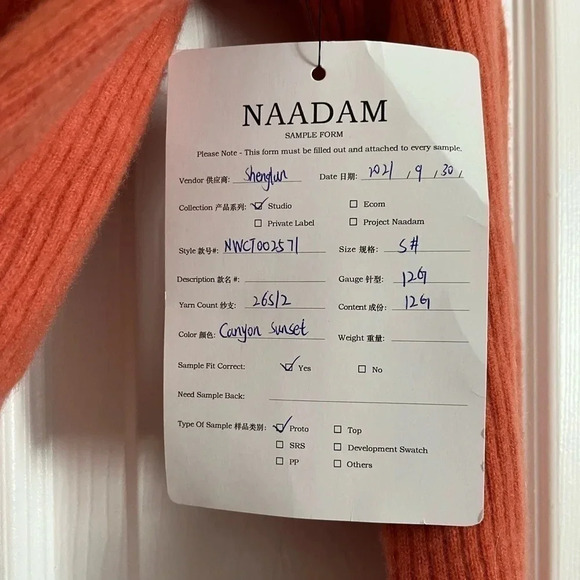 Naadam Cashmere - Women’s Cashmere Ribbed Crop Turtleneck - Picture 3 of 6